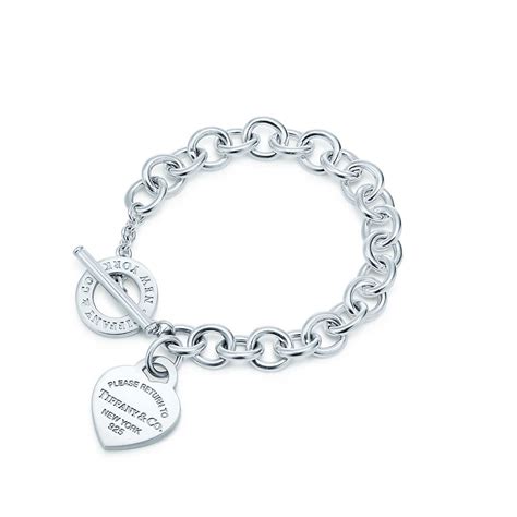 tiffany heart toggle bracelet replica|classic tiffany bracelet with heart.